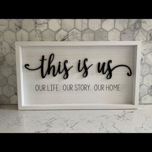 New modern farmhouse wall decor sign
